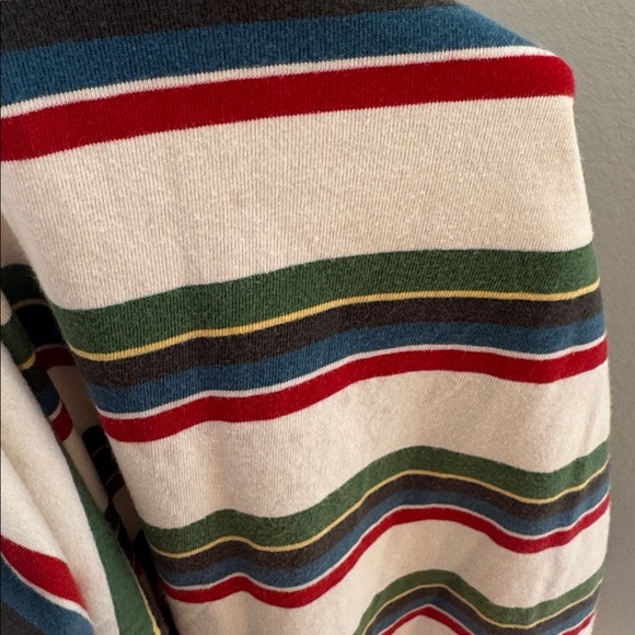 Guess Multicolor Striped Tee with Red Trim - Large - Picture 9 of 10